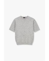 Man On The Bun Linen Cotton Tweed Knit_Light Gray 4714113029 Light Gray/S