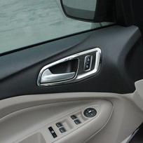 Mano geras automobilis ABS chromo interjero rankenos apdailos lipdukas durų rankenos apdailos lipdukas Ford Kuga Escape 2013 - 2017 upgrade style