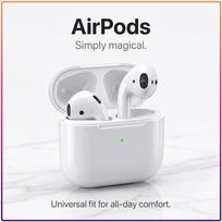 Apple AirPods 2 TWS belaidės Bluetooth ausinės, lietimui jautrus valdymas, stereo ausinės su įkrovimo dėklu, triukšmo slopinimo laisvų rankų įranga, skirta iOS Android mobiliesiems telefonams balta