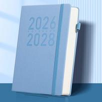 3 Metų Mėnesinis Planuoklis Kalendorius 2026-2028-Sausis Iki Gruodžio Dienoraštis Rašymas Minimalistinis Dizainas Sąsiuvinys mėlyna