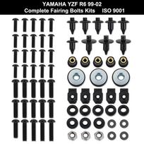Fit For Yamaha YZFR6 YZF-R6 R6 1999 2000 2001 2002 Motorcycle Complete Full Fairing Bolts Kit Nuts Screws Kit Stainless Steel juoda