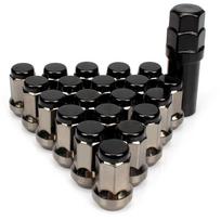 Car Wheel Lug Nuts M12x1.5/1.25 Universal Racing Tire Screw Caps Wheel Lug Nuts Extended Bolt Covers Decoration Parts 20Pcs M12x1.25 juoda