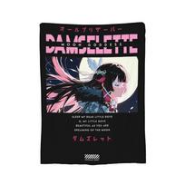 Columbina Genshin Impact Blanket Coral Fleece Plush Summer Breathable Soft Throw Blanket for Home Car Rug Piece Size: 75*100cm, Weight: 230 GSM