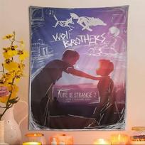 Life Is Strange Game DIY Wall Tapestry Hippie Flower Wall Carpets Dorm Decor Wall Art Decor 100X70CM