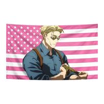 Anime Jujutsu Kaisen Nanami Kento Tapestry Fan Flag Banner Wall Hanging Aesthetic Background Cloth For Bedroom Dorm Room Decor 100X70CM