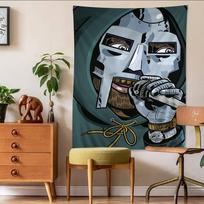 M-MF D-DOOM Printed Large Wall Tapestry Art Science Fiction Room Home Decor Decor Blanket 100X70CM