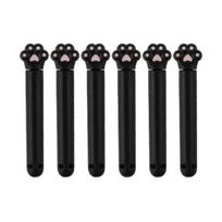 6Pcs Food Sealing Clip Thickened Anti-Slip Bag Sealer for Potato Chips Biscuits Nuts Flour Seasonings BPA-Free Kitchen Storage Snack Clips juoda
