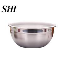 Shiny Texture Pot Stainless Steel Thickened Anti-rust Large Deep Anti-drop Anti-scalding Polished Widened Edge Smooth One-piece Molding Home 18cm