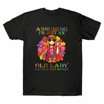 Your Lady Old Vintage Unisexs Im First Mistake Hippe Tshirt Was Just Assuming An S