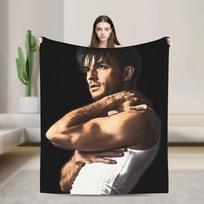 Jonathan Bailey Cool Blanket Soft Plush Throw for Kids Flannel Bedspread for Couch or Bed Novelty Bed Cover 75X95CM