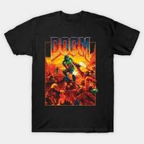 DOOM | Welcome To Hell! T-Shirt Size S-4XL S įvairiaspalvis