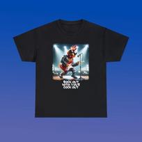 Rock Out With Your Cock Out Unisex Heavy Cotton Tee Funny Sarcastic Ironic Chicken Guitar Rockstar Rude Meme Shirt Quote Viral Trendy Gift S