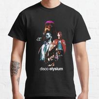 Role Disco Elysium Playing Game Awesome For Movie Fans Retro Video Game Graphic T Shirts for Men 100 Cotton Large Size Tops S įvairiaspalvis