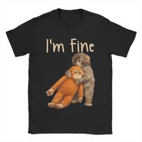 Vintage TShirt Beach Baby Monkey Punch Cute Cuddly Little Love Hip Hop TShirts  Pure Cotton Tee Shirt Short Sleeve Top Tees S įvairiaspalvis