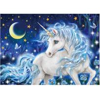 5D „pasidaryk pats“ deimantinis paveikslas „Moon Unicorn“ deimantinis siuvinėjimas Siuvinėjimas kryželiu namų dekoras, rankų darbo dovanos Round 20x30cm