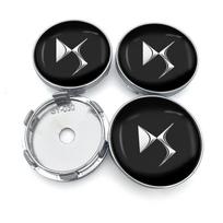 4pcs 60mm Car Wheel Center Hub Center Cap Rim Hub Dustproof Cover Emblemem For Citroen DS SPIRIT DS4S DS5 5LS DS3 DS4 WILD RUBIS