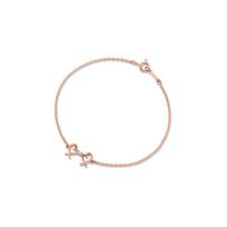 Tiffany & Co. Double Loving Heart Hollow Letter Decoration 18K Rose Gold Bracelet Women bracelet 63062472 Small