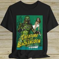 RARE UK Poster Release: Creature From the Black Lagoon! Shirt, Vintage, 50s films, camp, horror, sci fi, plan 9 from outer space, barbarella XL