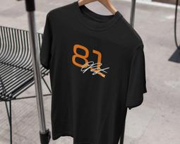 Oscar Piastri F1 Signature T-Shirt: Formula 1 Racing Fan Tee L