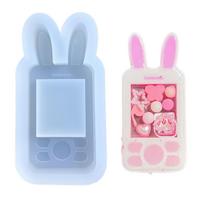 Quicksand Resin Shaker Silicone Molds Cell Phone DIY Craft Keychain Decorations 1
