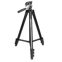 Kingjoy DSLR Camera Tripod for DSLR SLR Cameras 3-Way Head Professional Aluminum Lightweight Travel Stand Bubble Level 2kg Load VT-831 juoda