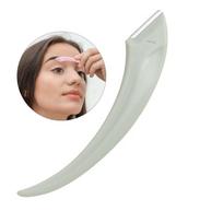 Facial Hair Razor Curved Eyebrow Trimmer Makeup Tool Curved Eyebrow Shaper Shaver Safety   Lady žalia