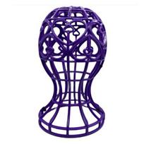 Lantern Shape Hat Cap Holder Storage Rack Wig Head Stand Wig Accessories Plastic Wig Stand violetinė