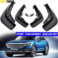 Priekinės ir galinės purvasaugiai VW Touareg -2022 MK3 Rinkinys Purvasaugiai Sparnų Apsaugos Purvo Atmušėjai Automobilio black