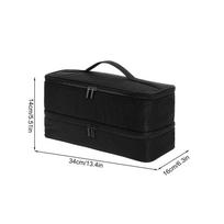 Double-Layer Hair Curler Bag Carrying Case Water Resistant Storage Organizer Box for Shark Flexstyle/Dyson Airwrap juoda