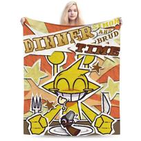 Sprunki Blankets Velvet Lightweight Throw Blankets for Car Sofa Couch Bedroom Quilt Size: 75*100cm, Weight: 230 GSM