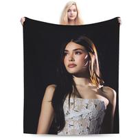 Madison Beer Locket Blanket Quality Super Soft Throw Blanket Winter Students Bedroom Funny Bedspread Size: 75*100cm, Weight: 230 GSM