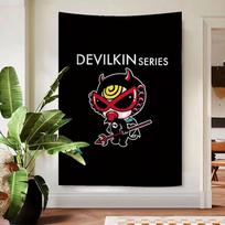 Japan Fashion H-Hysteric M-Mini Anime Tapestry Indian Buddha Wall Decoration Witchcraft Bohemian Hippie Wall Hanging Sheets 100X70CM