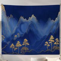 Tapestry of a Luxurious Landscape of Blue Mountains 100X70CM