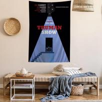 The Truman Show Movie Printed Large Wall Tapestry Art Science Fiction Room Home Decor Decor Blanket 100X70CM