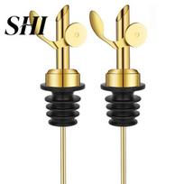 Oil Spray Bottle Nozzle 2Pcs Sealed Rubber Pour Spout Leak-proof Food Grade Pourer Auto Flip Vinegar Dispenser Kitchen Tools 2pcs auksinė