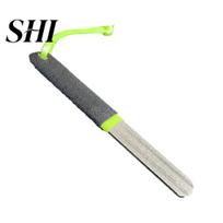 Non-slip Handle Fishhook Sharpener Fishing Whetstone Double Sided Hook Sharpening Tool Grinding Stone Diamond-Material File Cutter Accessories žalia