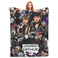 James Arthur Viskas paaiškės pabaigoje Antklodė Flanelė Sofa Mesti pledą Pledai lovai Pledai Antklodė Quilt 75X95CM