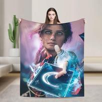 Clair Obscur Expedition 33 Maelle Antklodė Piknikui Flanelinė Pledinė Antklodė Sofai Kėdei Minkšta Šilta Dizainas Kokybė Lovatiesė Dovana 75X95CM