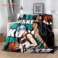 Animacinis Kuroko krepšinio anime pledas, minkštas apklotas namams, miegamajam, lovai, sofai, iškylai, kelionėms, biurui, vaikams 75X95CM