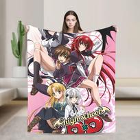 High School DxD Anime Antklodė Kokybiška Šilta Minkšta Lovos Patalynė Žieminė Kelionė Lėktuvu Sofa Kėdė Sofa-Lova Naujoviškas Patalynės Užtiesalas 75X95CM