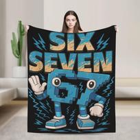 Halloween Meme Italian Brainrot Blanket Decorative Flannel Throw Blanket For Living Room Super Warm Bedspread 75X95CM