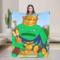 Besišypsantis draugas Žaidimai Šilta antklodė Iškylos pliušinė antklodė Spausdinta sofa lova Flanelinė patalynė Sofos lovos užvalkalas 75X95CM