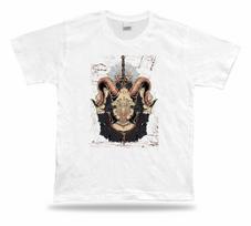 Tshirt Tee Shirt Birthday Gift Idea Horn Shield Skull Bone Emblam Sword Hardcore S įvairiaspalvis