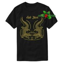 Sawadee Thai Traditional Sak Yant Muay Thai Twin Crocodiles TShirt 100 Cotton ONeck Summer Short Sleeve Casual Mens Tshirt S įvairiaspalvis
