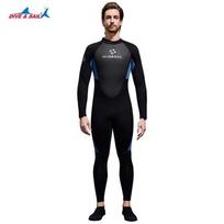 Mens 3mm Full-Body Wetsuit Scuba Diving Snorkeling Surfing Warmth Protection Summer Winter Use XL raudona