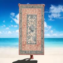 Vintage Boho Mandala Pattern Beach Towel Quick Dry Sandproof Swim Towel Outdoor Travel Summer Beach Vacation Blanket 50X100cm &1pc