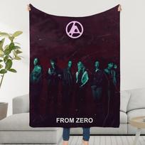Band L-LinkinS-ES P-ParkS-ES From Zero Blanket Throw Super Cosy Plush Living Room Sofa Couch Childish Birthday Gifts Size: 75*100cm, Weight: 230 GSM