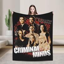Criminal Minds Solution Lies Within Fleece Throw Blanket TV Show Blankets for Sofa Bedspread Super Warm Outdoor Multifunction Size: 75*100cm, Weight: 230 GSM