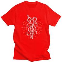 Custom Barber Hairdresser Hairstylist Scissors T Shirts for Men 100 Cotton Tees Ill Cut You Tshirt Fashion Tshirt Clothes S