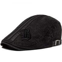 CNTANG New Men Beret Fashion Embroidery Flat Cap Summer Visor For Male Fashion Vintage Cotton Casual Berets Adjustable juoda